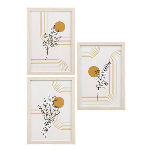 House Nordic ApS - Madison Frameset, naturel, set van 3 - Deco Delights