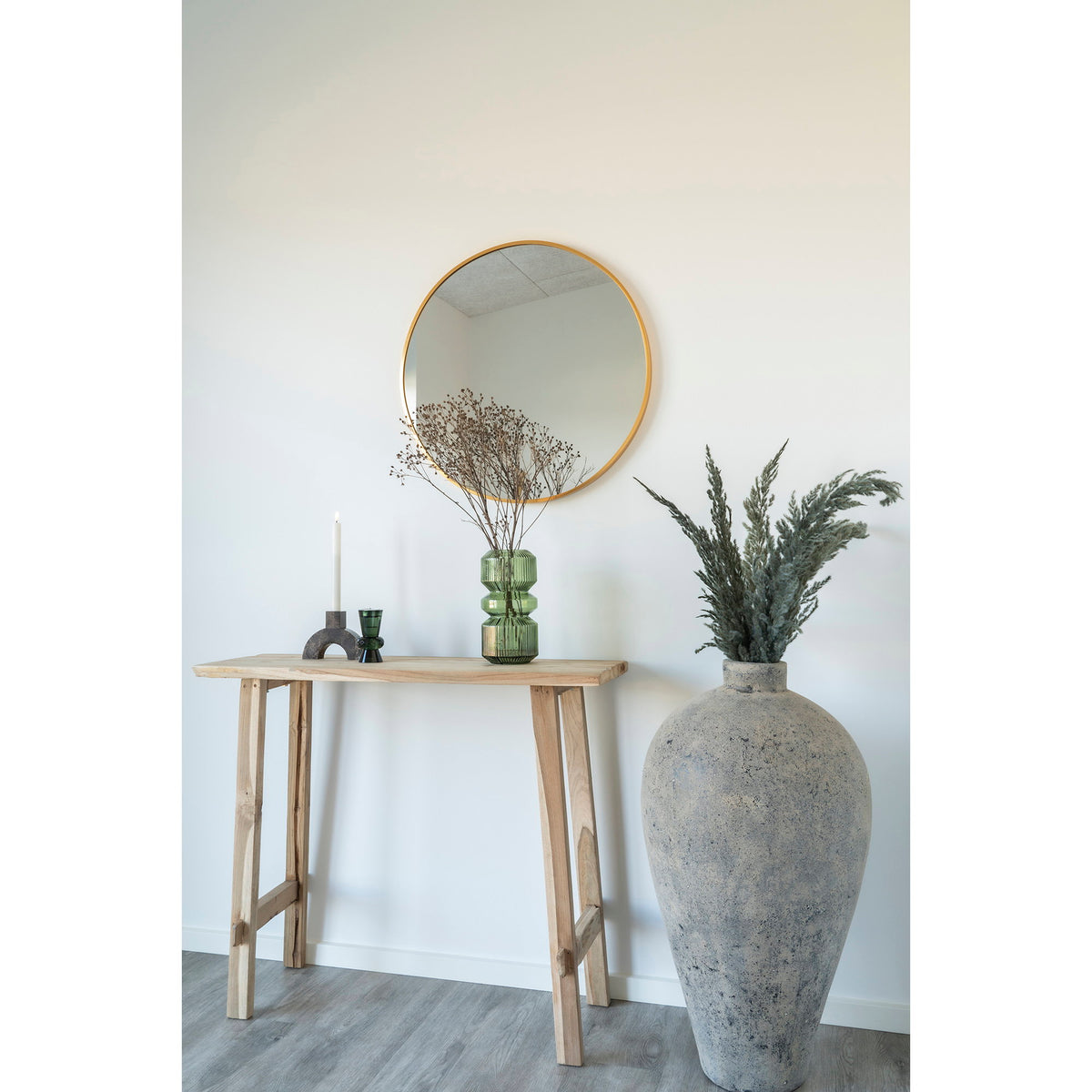 House Nordic ApS - Madrid Spiegel Messing Ø60 cm - Deco Delights Spiegel