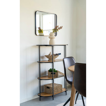 House Nordic ApS - Madrid Spiegel Zwart 50x70 cm - Deco Delights Spiegel
