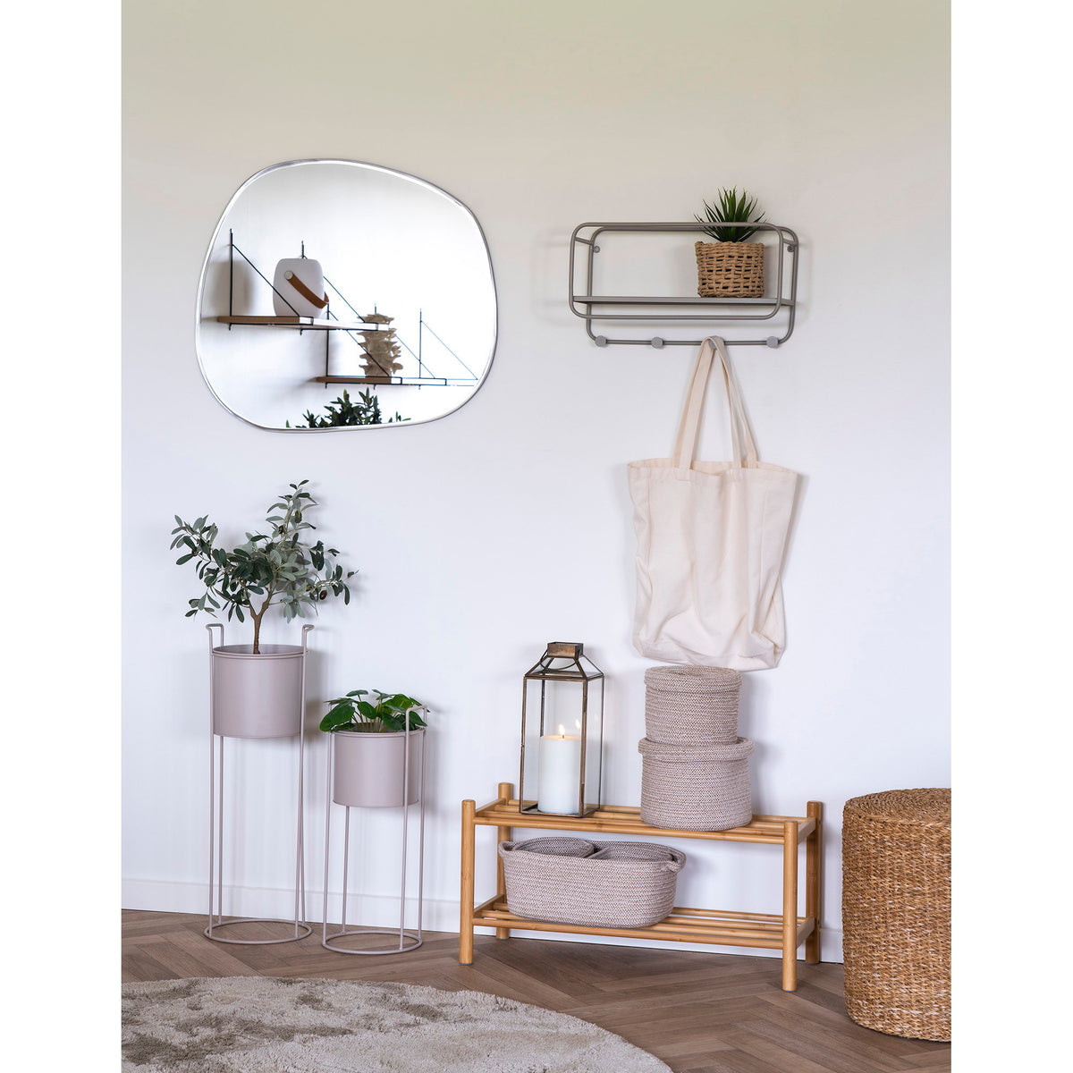 House Nordic ApS - Manaus Schoenenrek Naturel - Deco Delights Schoenenrek