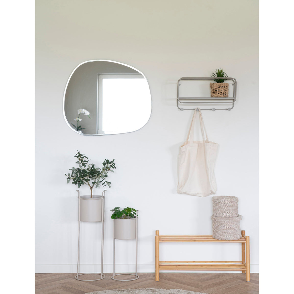House Nordic ApS - Manaus Schoenenrek Naturel - Deco Delights Schoenenrek