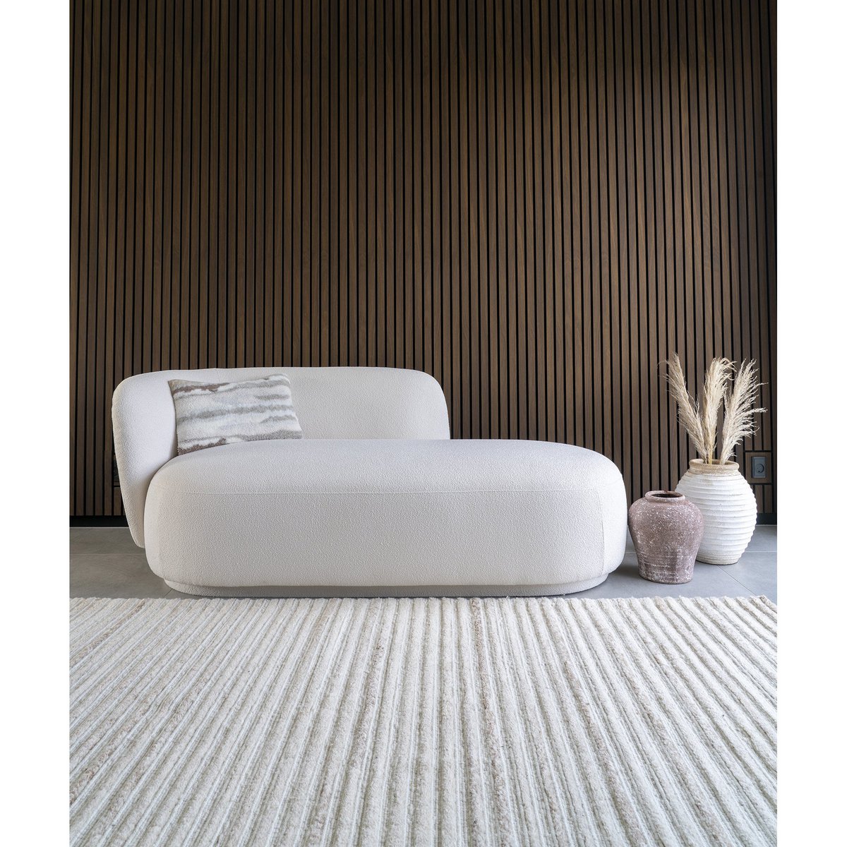 House Nordic ApS - Mangovloerkleed - Vloerkleed, handgetuft, ivoor, 160x230 cm - Deco Delights