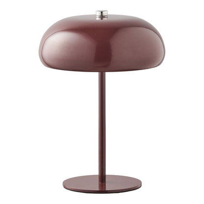 House Nordic ApS - Margate Tafellamp, metaal, oplaadbaar, bordeaux, ø16 cm - Deco Delights