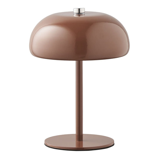 House Nordic ApS - Margate Tafellamp, metaal, oplaadbaar, bruin, ø13 cm - Deco Delights
