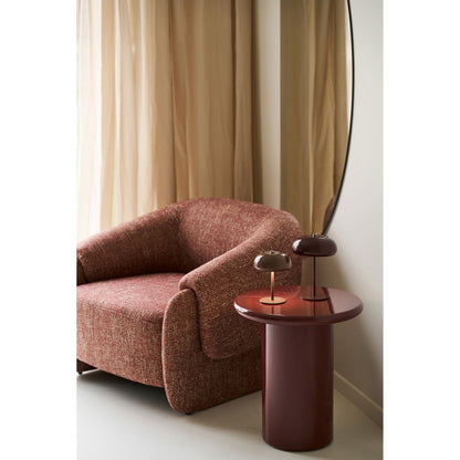 House Nordic ApS - Margate Tafellamp, metaal, oplaadbaar, bruin, ø13 cm - Deco Delights