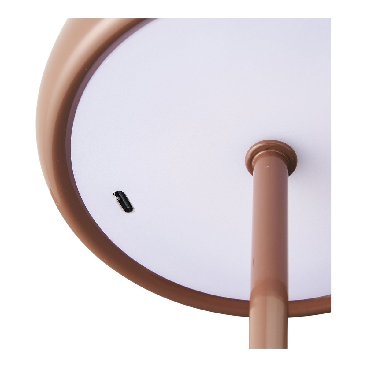 House Nordic ApS - Margate Tafellamp, metaal, oplaadbaar, bruin, ø13 cm - Deco Delights