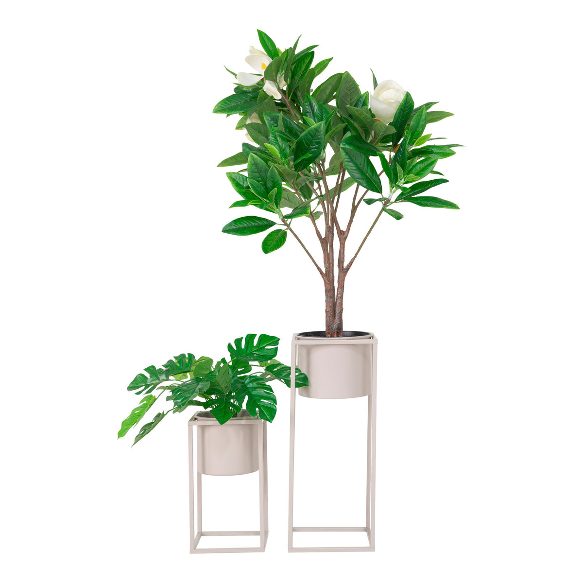 House Nordic ApS - Marla Bloempotten Beige/Grijs - Deco Delights Bloempot