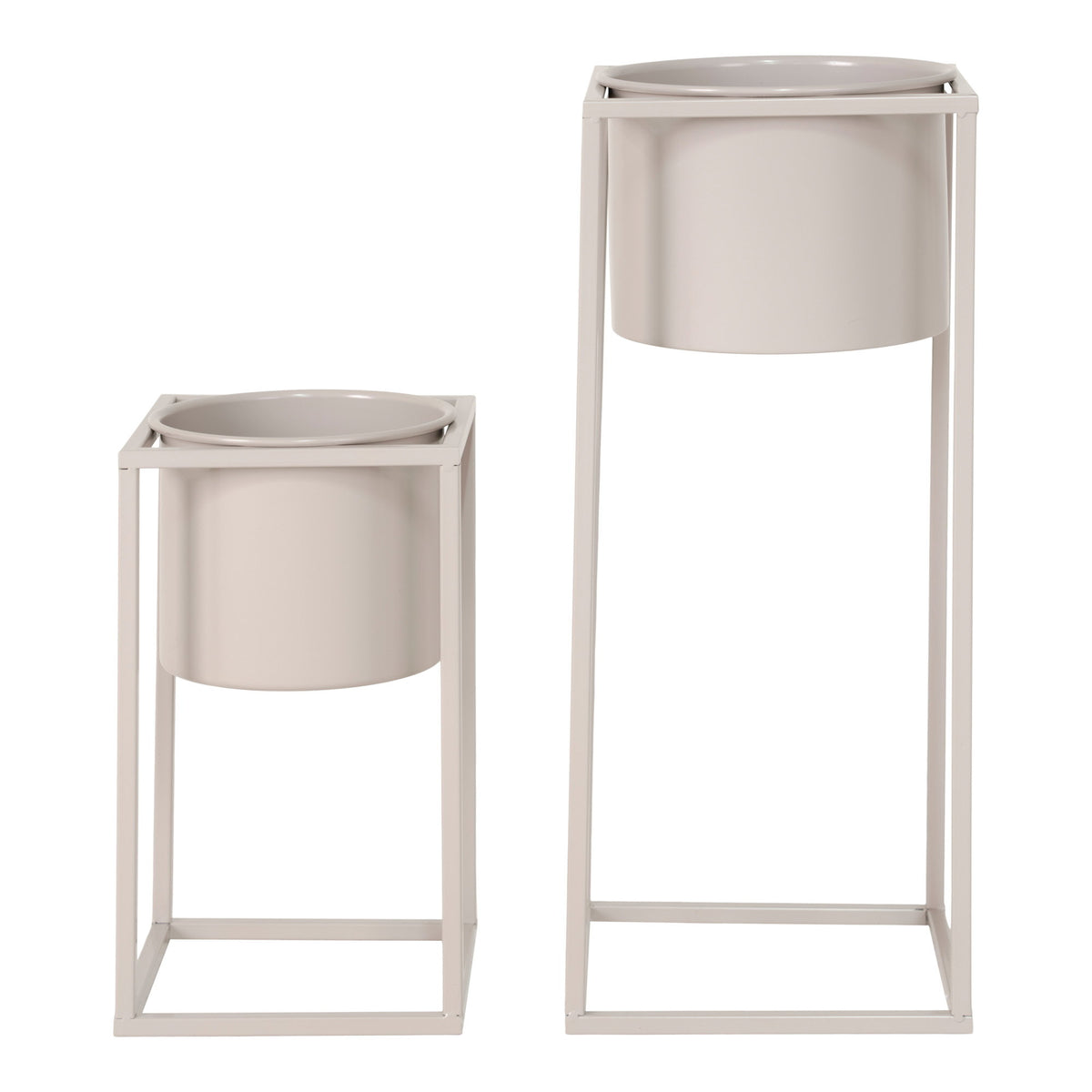 House Nordic ApS - Marla Bloempotten Beige/Grijs - Deco Delights Bloempot