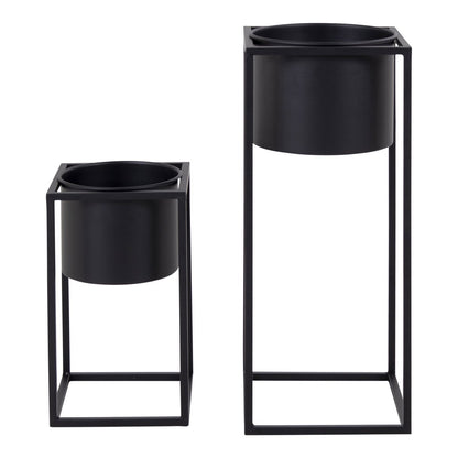 House Nordic ApS - Marla Bloempotten Zwart - Deco Delights