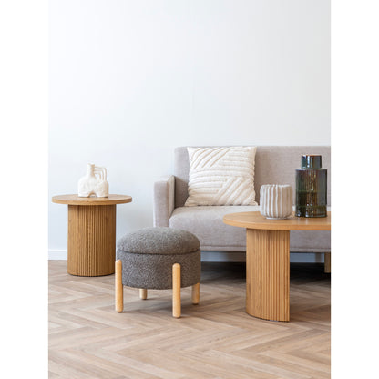 House Nordic ApS - Medas Poef Bruin - Deco Delights Poef