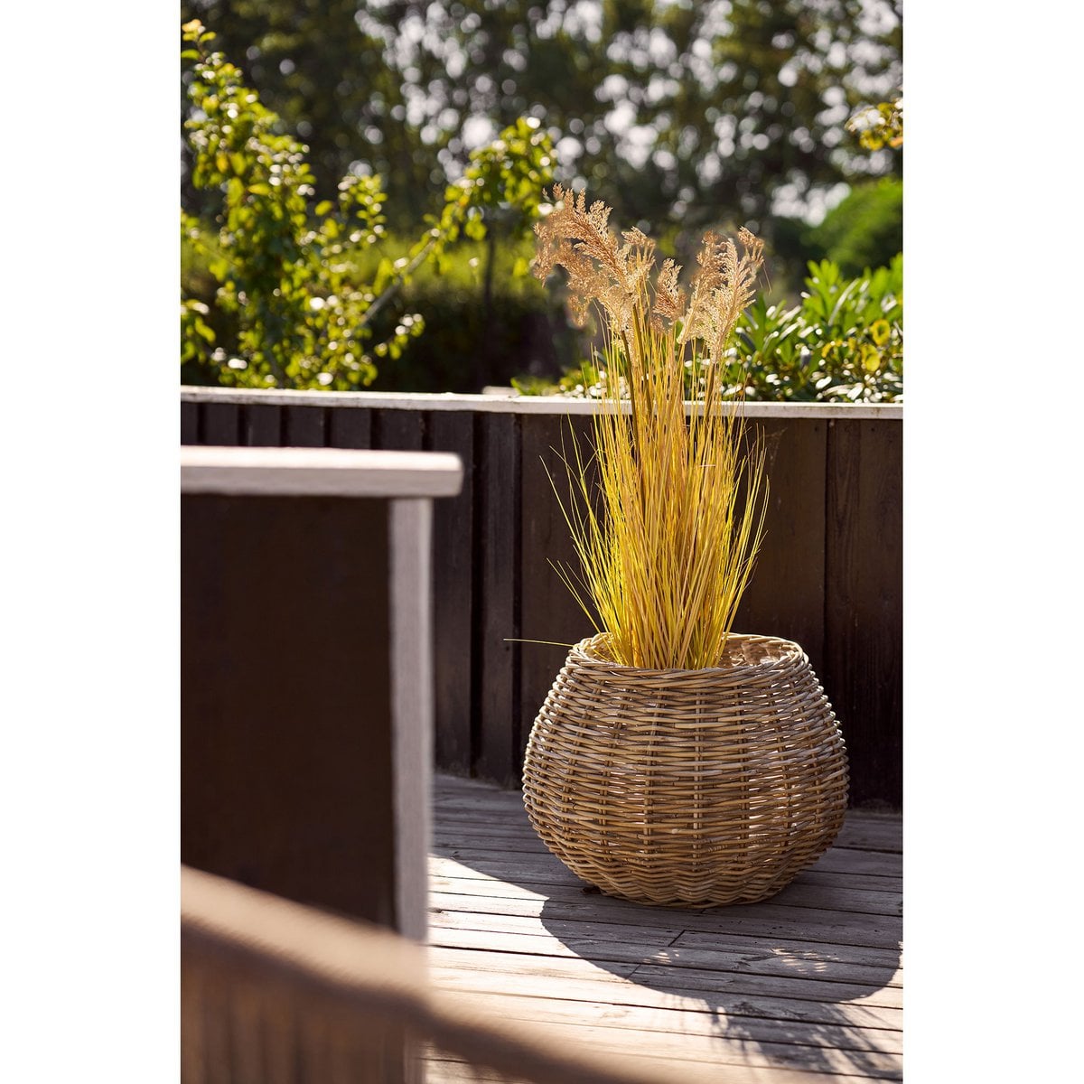 House Nordic ApS - Melaka Mand, kubu rotan, naturel, set van 2 - Deco Delights