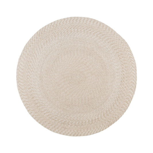House Nordic ApS - Menorca Vloerkleed - Zand, 100% gerecycled PET, Ø120 cm - Deco Delights