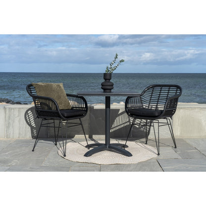 House Nordic ApS - Menorca Vloerkleed - Zand, 100% gerecycled PET, Ø120 cm - Deco Delights