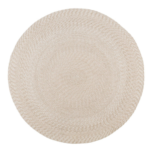 House Nordic ApS - Menorca Vloerkleed - Zand, 100% gerecycled PET, Ø180 cm - Deco Delights
