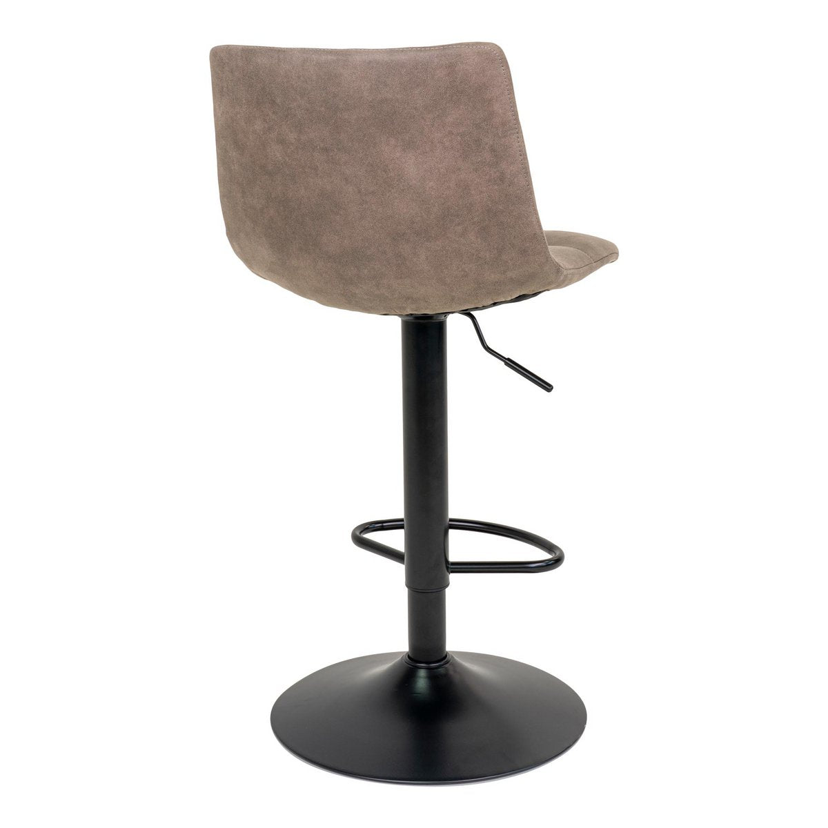 House Nordic ApS - Middelfart Barstoel - Microvezel, Staal, Lichtbruin - Set van 2 - Deco Delights