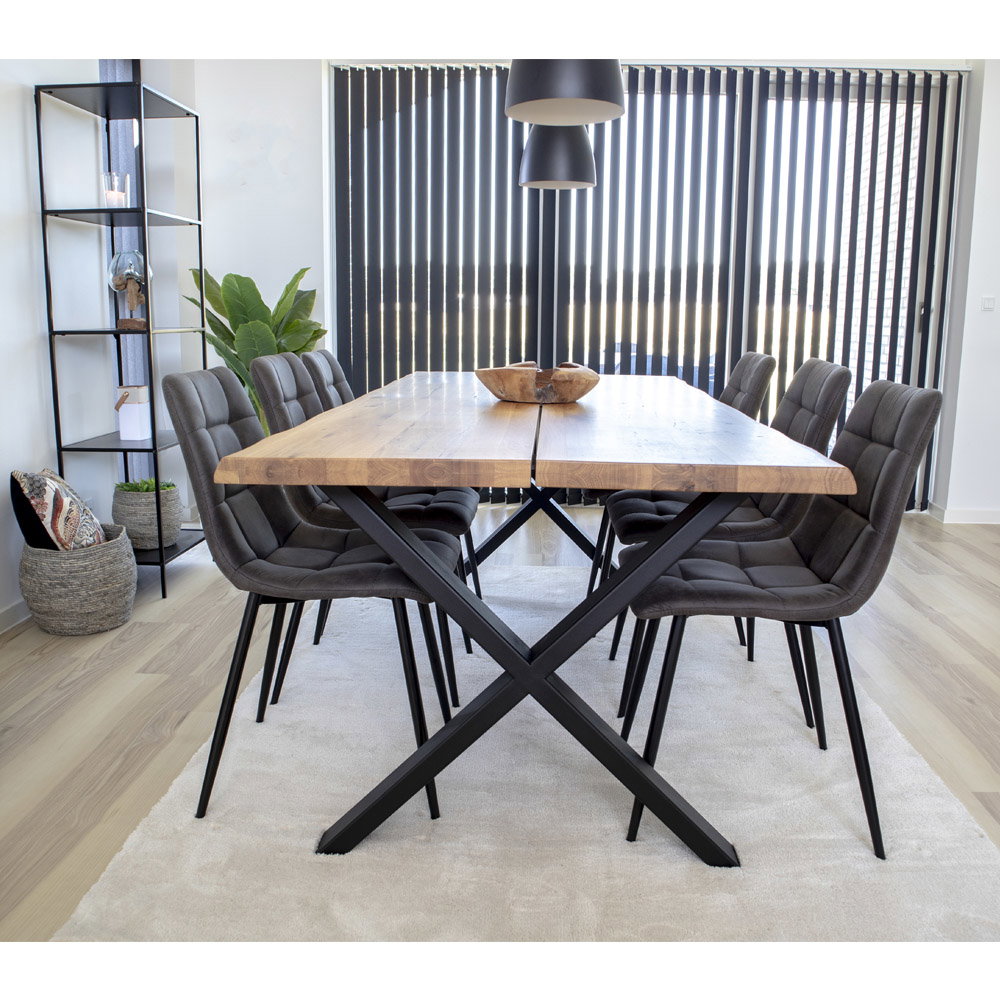 House Nordic ApS - Middelfart Eetkamerstoel Grijs - Deco Delights Eetkamerstoel