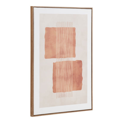 House Nordic ApS - Mina Canvasprint, canvas, beige/bruin, No.2, 50x70 cm - Deco Delights