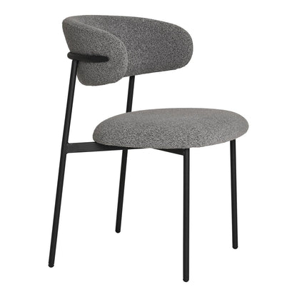 House Nordic ApS - Mira Eetkamerstoel - Lichtgrijs, 59x55x79,5cm - Set van 2 - Deco Delights