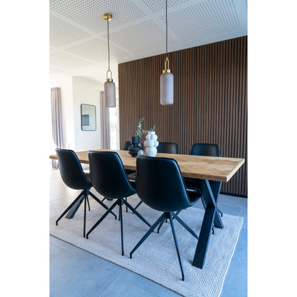 House Nordic ApS - Monaco Eetkamerstoel Zwart - Deco Delights Eetkamerstoel