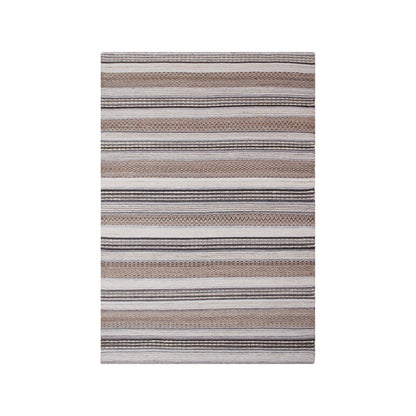 House Nordic ApS - Morena Vloerkleed - Jute, Wol, Katoen, Natuur/Grijs - 160x230 cm - Deco Delights