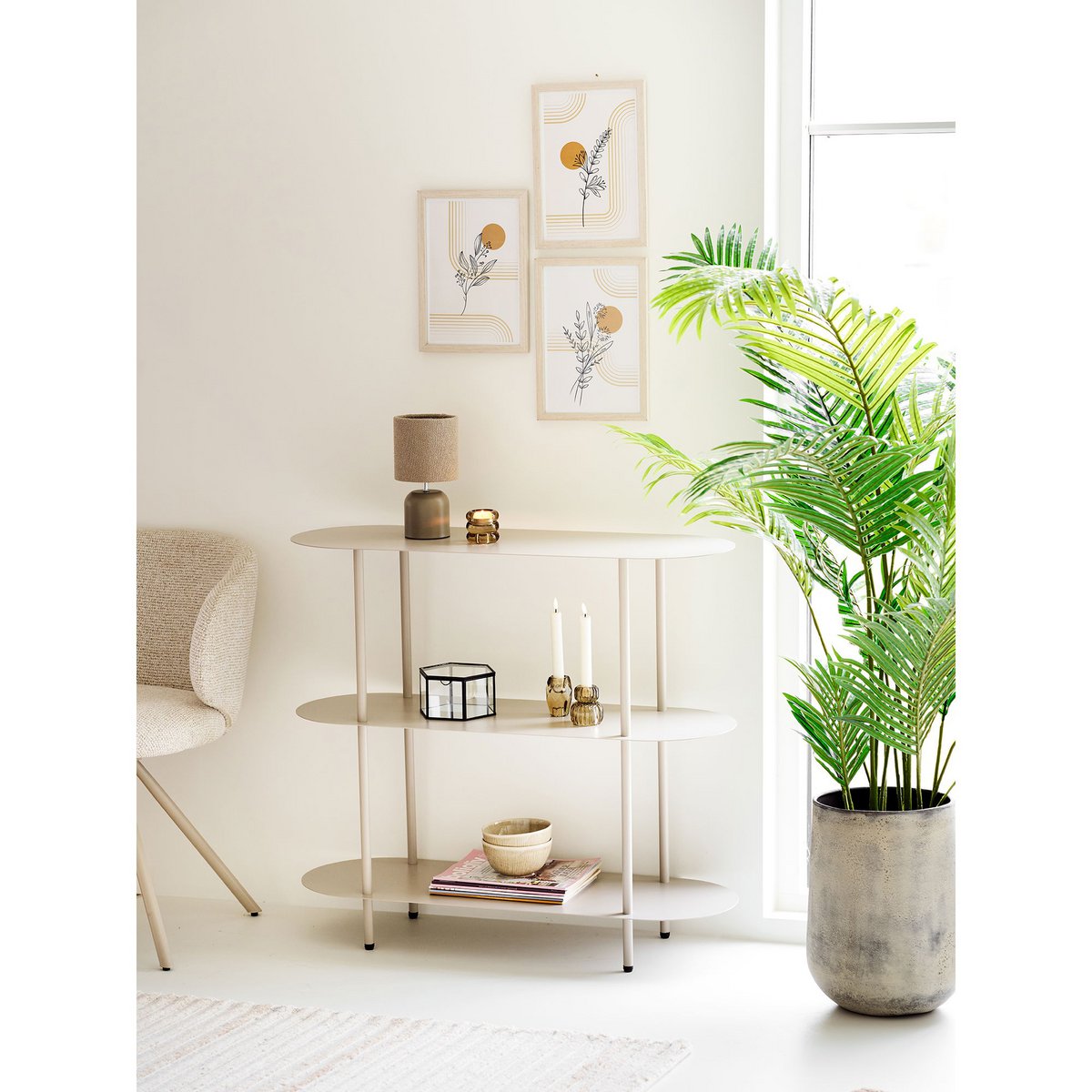 House Nordic ApS - Morlet Tafellamp, metaal, grijs - Deco Delights