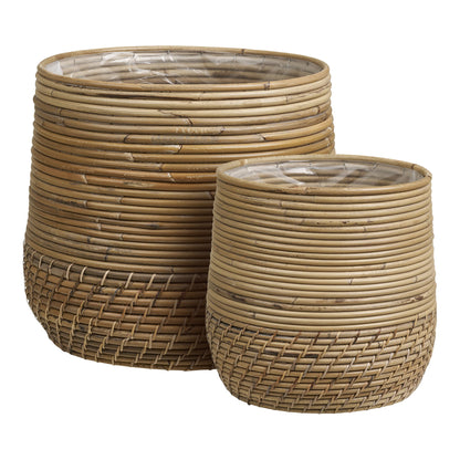 House Nordic ApS - Moro Mand Naturel Set van 2 - Deco Delights Mand