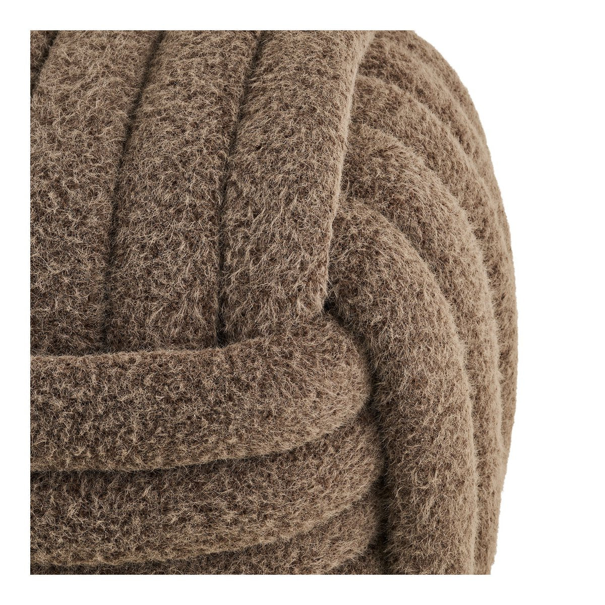 House Nordic ApS - Napier Poef, bruin, 48x48x43 cm, HN1294 - Deco Delights