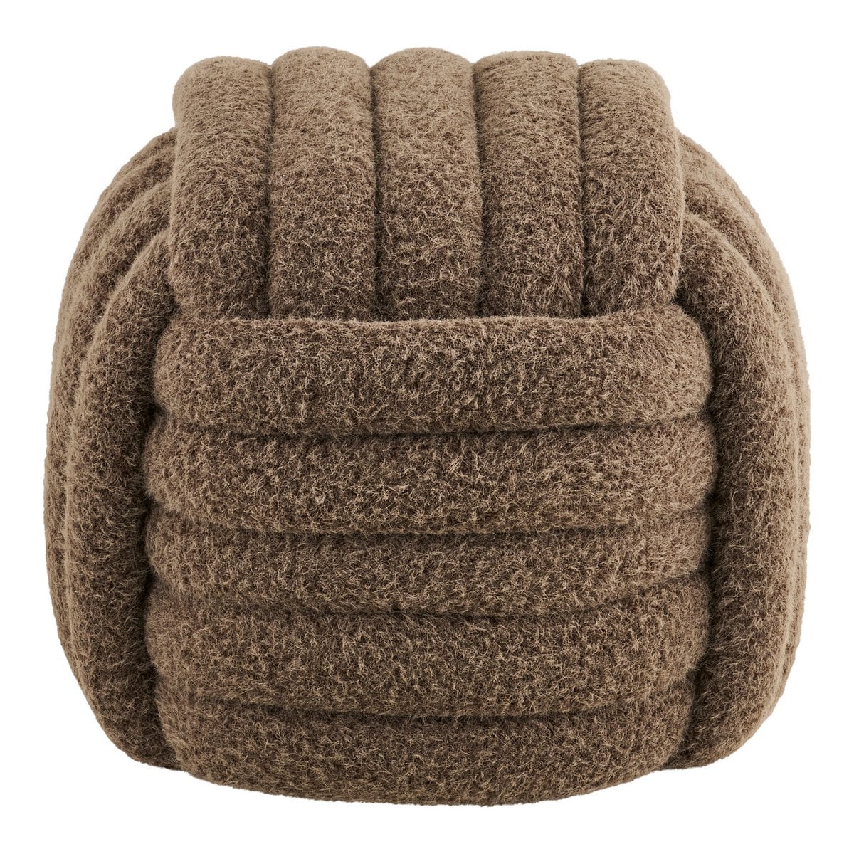House Nordic ApS - Napier Poef, bruin, 48x48x43 cm, HN1294 - Deco Delights
