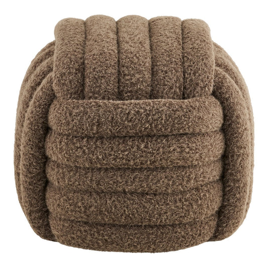 House Nordic ApS - Napier Poef, bruin, 48x48x43 cm, HN1294 - Deco Delights