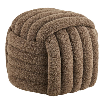 House Nordic ApS - Napier Poef, bruin, 48x48x43 cm, HN1294 - Deco Delights
