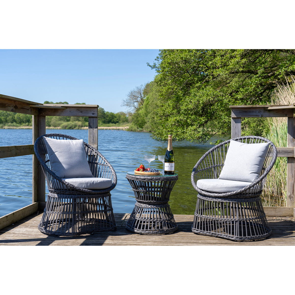 House Nordic ApS - Natal Loungeset Grijs - Deco Delights Loungeset