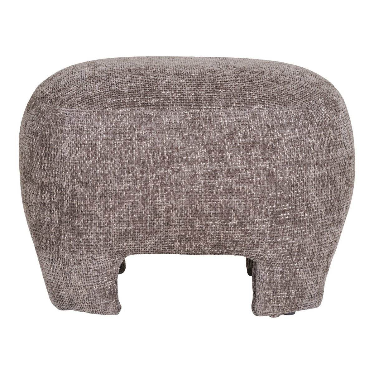 House Nordic ApS - Nazare Pouf - Beige, polyester/schuim/multiplex, 53x41x38 cm - Deco Delights