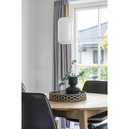 House Nordic ApS - Nerja Dienblad Zwart/Naturel - Deco Delights