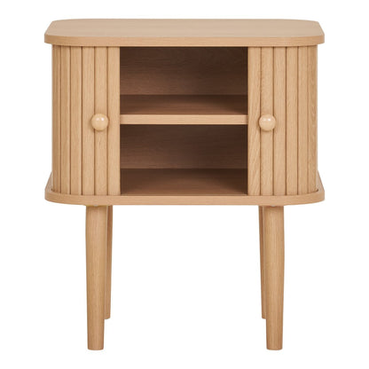 House Nordic ApS - Nikko bijzettafel - Natuurlijk, MDF/Pine, 45x40x50,5 cm - Deco Delights