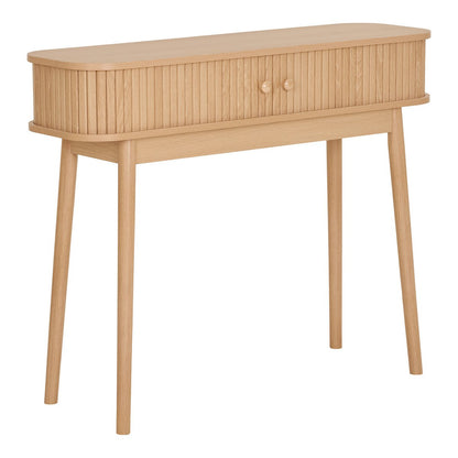 House Nordic ApS - Nikko Consoletafel - Natuurlijk, MDF/Genen, 100x30x80,5 cm - Deco Delights