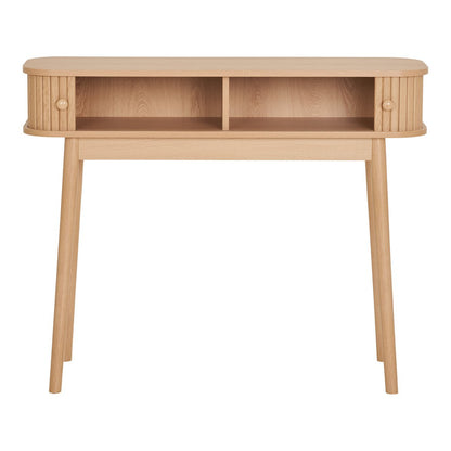 House Nordic ApS - Nikko Consoletafel - Natuurlijk, MDF/Genen, 100x30x80,5 cm - Deco Delights