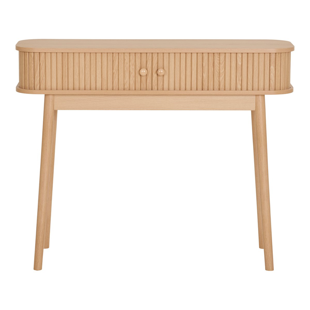House Nordic ApS - Nikko Consoletafel - Natuurlijk, MDF/Genen, 100x30x80,5 cm - Deco Delights