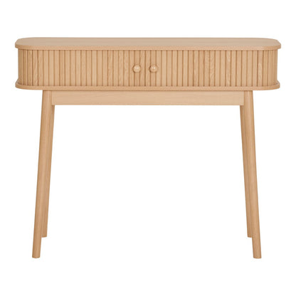 House Nordic ApS - Nikko Consoletafel - Natuurlijk, MDF/Genen, 100x30x80,5 cm - Deco Delights
