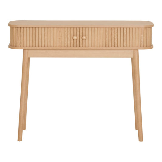 House Nordic ApS - Nikko Consoletafel - Natuurlijk, MDF/Genen, 100x30x80,5 cm - Deco Delights