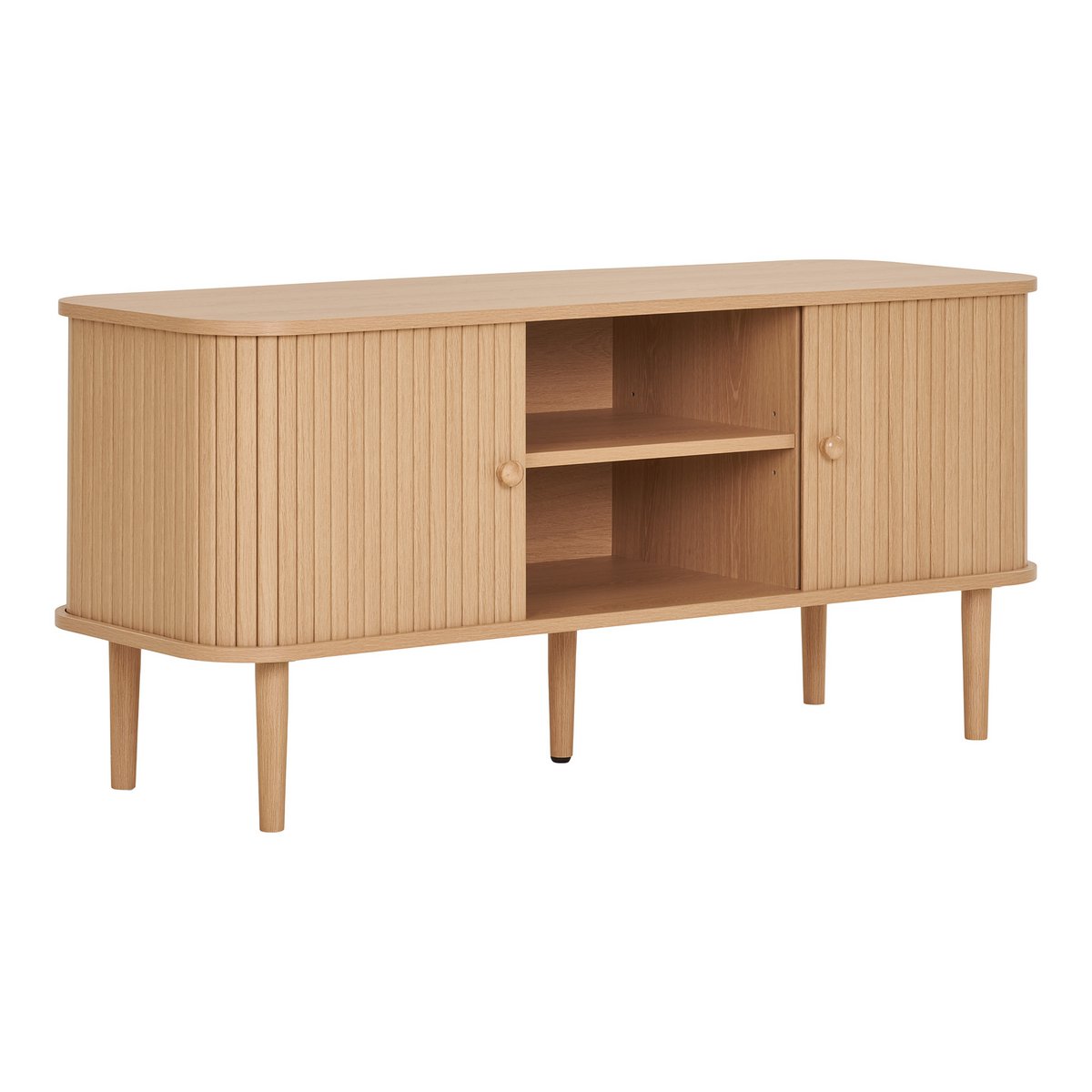 House Nordic ApS - Nikko TV-meubel - Naturel, MDF/Genen, 113x40x51,5 cm - Deco Delights