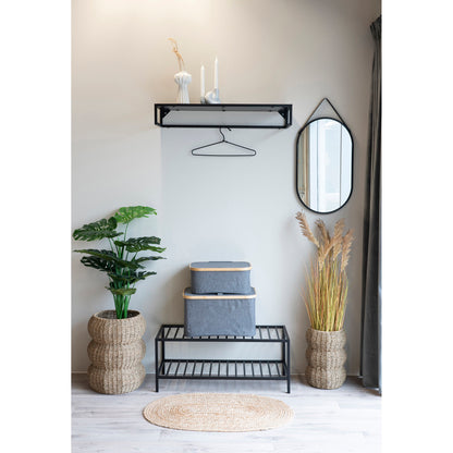 House Nordic ApS - Noto Mand Donkergrijs - Deco Delights Mand