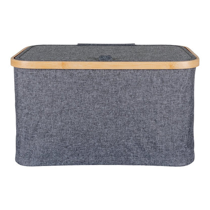House Nordic ApS - Noto Mand - Donkergrijs, Bamboe/Polyester, 30x45x25 cm - Deco Delights