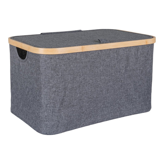 House Nordic ApS - Noto Mand - Donkergrijs, Bamboe/Polyester, 30x45x25 cm - Deco Delights