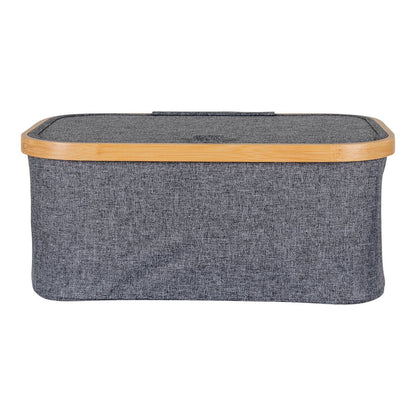 House Nordic ApS - Noto Mand - Donkergrijs, Bamboe/Polyester, 38x26x16 cm - Deco Delights