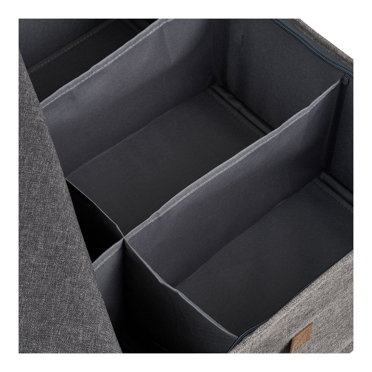 House Nordic ApS - Noto Organizer, textiel, donkergrijs, 56x47x18 cm - Deco Delights