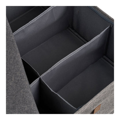House Nordic ApS - Noto Organizer, textiel, donkergrijs, 56x47x18 cm - Deco Delights