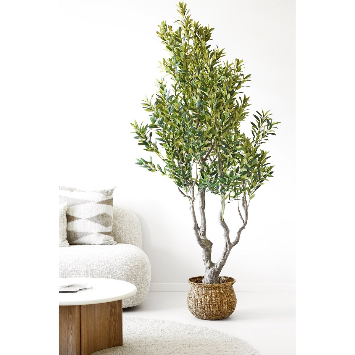 House Nordic ApS - Olijfboom, kunstboom, groen, H:220 cm - Deco Delights