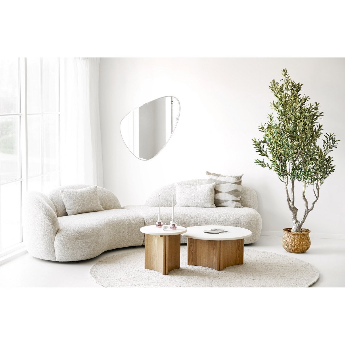 House Nordic ApS - Olijfboom, kunstboom, groen, H:220 cm - Deco Delights