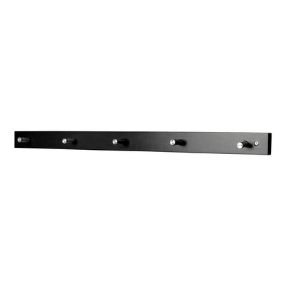 House Nordic ApS - Padova Kapstok - Zwart, grenenhout/staal, 70x5x2 cm - Deco Delights