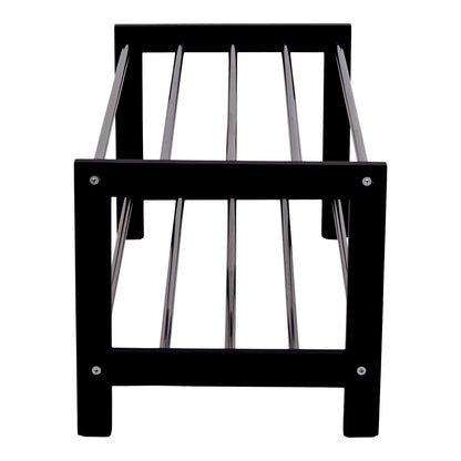 House Nordic ApS - Padova Schoenenrek - Zwart, Populier/Staal, 78x34x32 cm - Deco Delights